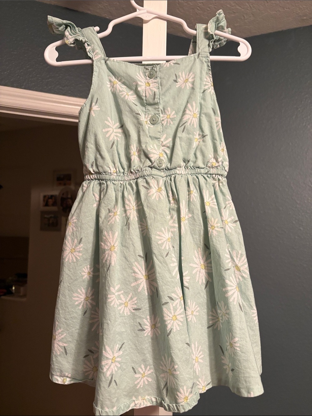 jumping beans Mint Green Daisy Print Sundress
